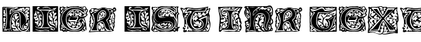 Ihre Vorschau von der Schriftart Morris Jenson Initialen