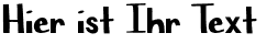 Ihre Vorschau von der Schriftart Chisel Mark