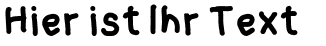 Ihre Vorschau von der Schriftart Loogie Hawk