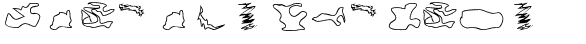 Ihre Vorschau von der Schriftart CISF Camouflage Kit Outline