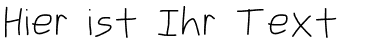 Ihre Vorschau von der Schriftart Just Breathe