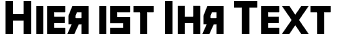 Ihre Vorschau von der Schriftart Bolshevik