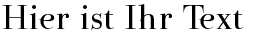 Ihre Vorschau von der Schriftart Parma Petit