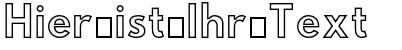 Ihre Vorschau von der Schriftart Hussar Simple Ghost