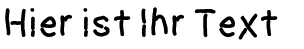 Ihre Vorschau von der Schriftart Dictator