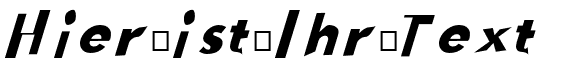Ihre Vorschau von der Schriftart Messed Up