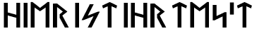 Ihre Vorschau von der Schriftart Stormning