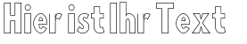 Ihre Vorschau von der Schriftart Blink 'Liner