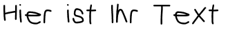 Ihre Vorschau von der Schriftart Gib Font Plox