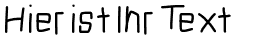Ihre Vorschau von der Schriftart Squarish