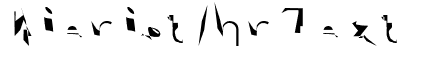 Ihre Vorschau von der Schriftart Blindside