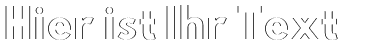 Ihre Vorschau von der Schriftart Hussar Plate