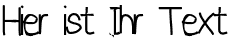 Ihre Vorschau von der Schriftart Sprayer