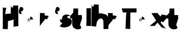 Ihre Vorschau von der Schriftart PlasticEraser