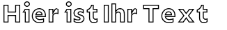 Ihre Vorschau von der Schriftart Rain Outline