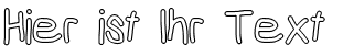 Ihre Vorschau von der Schriftart Mew? Outline
