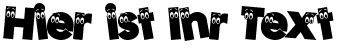Ihre Vorschau von der Schriftart Peeps