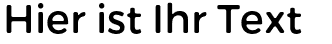 Ihre Vorschau von der Schriftart Trueno Round