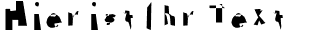 Ihre Vorschau von der Schriftart Ugly Stick