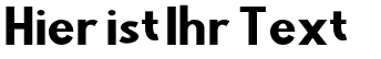 Ihre Vorschau von der Schriftart Step Down