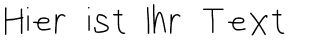 Ihre Vorschau von der Schriftart Bookmark