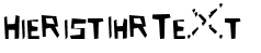 Ihre Vorschau von der Schriftart err0r