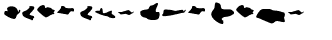 Ihre Vorschau von der Schriftart Splitter