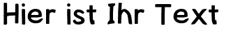 Ihre Vorschau von der Schriftart Lampshade