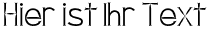 Ihre Vorschau von der Schriftart Armata Saber