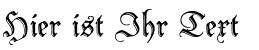 Ihre Vorschau von der Schriftart Peter Schlemihl