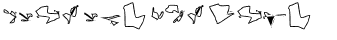 Ihre Vorschau von der Schriftart CiSf CamouflageKit II Outline
