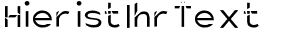 Ihre Vorschau von der Schriftart Charger Static