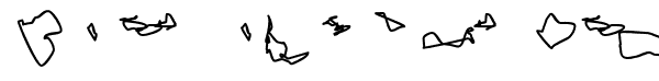 Ihre Vorschau von der Schriftart CISF Camouflage Kit III Outline