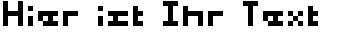 Ihre Vorschau von der Schriftart 04b_03b