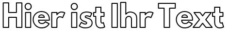 Ihre Vorschau von der Schriftart Poland Can Into Big Writings Outline