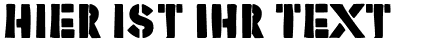 Ihre Vorschau von der Schriftart Rafika