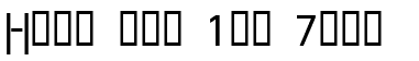 Ihre Vorschau von der Schriftart Leet Speek