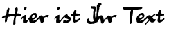 Ihre Vorschau von der Schriftart Juergen