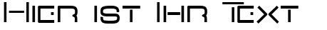 Ihre Vorschau von der Schriftart VDub