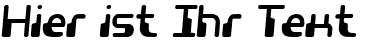 Ihre Vorschau von der Schriftart Videophreak