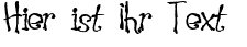 Ihre Vorschau von der Schriftart Waking the Witch