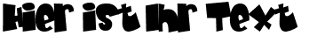 Ihre Vorschau von der Schriftart Baby Kruffy
