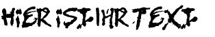 Ihre Vorschau von der Schriftart Zona Armada
