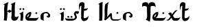 Ihre Vorschau von der Schriftart Arab Dances
