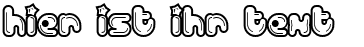 Ihre Vorschau von der Schriftart Billo Dream