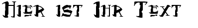 Ihre Vorschau von der Schriftart Flat Earth Scribe