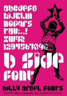 B Side - Font Illustration