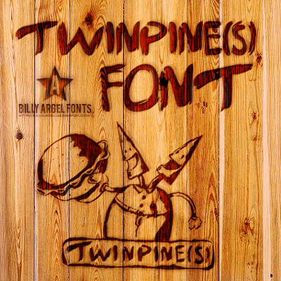 Twinpines - Font Illustration