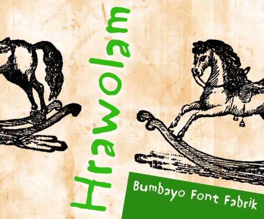 Hrawolam - Font Illustration