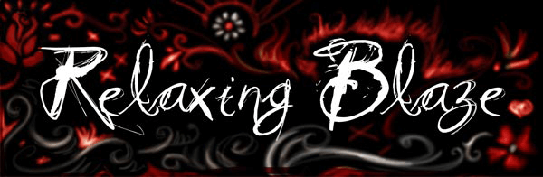 Vtks Relaxing Blaze - Font Illustration